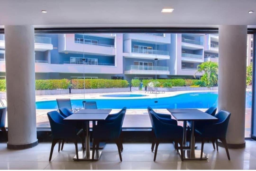 Fully Furnished Apartment At Ocean Blue Compound Kairo Eksteriør billede